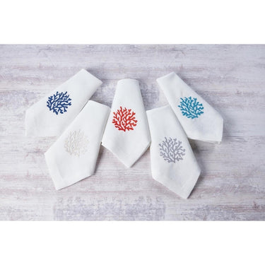 2'li Coral Peçete Lacivert