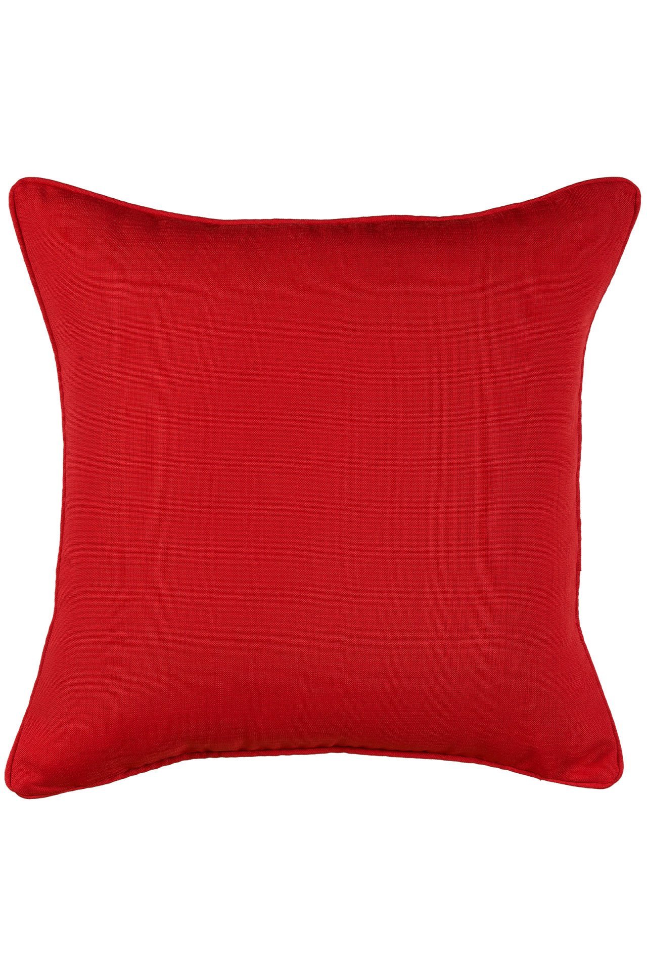 YASTIK KILIFI BİYELİ  ( KIRMIZI )