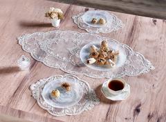 RUNNER GİPÜRLÜ TÜL ( EKRU RENKLİ )