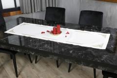 RUNNER  VALERİE NAKIŞLI KETEN EFEKTLİ ALTIN SİM