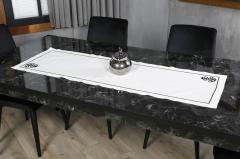 RUNNER ROYAL NAKIŞLI KETEN EFEKTLİ SİYAH