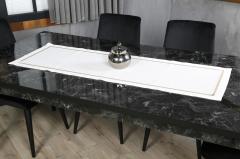 RUNNER İRİS NAKIŞLI KETEN EFEKTLİ BAKIR SİM
