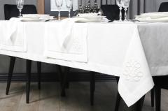 2 Lİ PEÇETE ROYAL NAKIŞLI KETEN EFEKTLİ