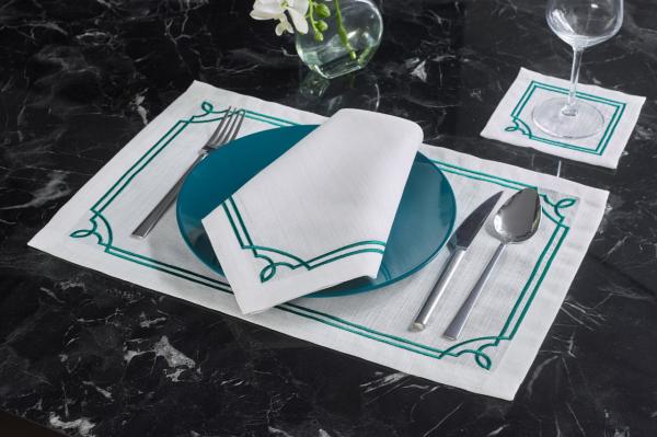 6'lı Kokteyl Peçetesi Alice Petrol