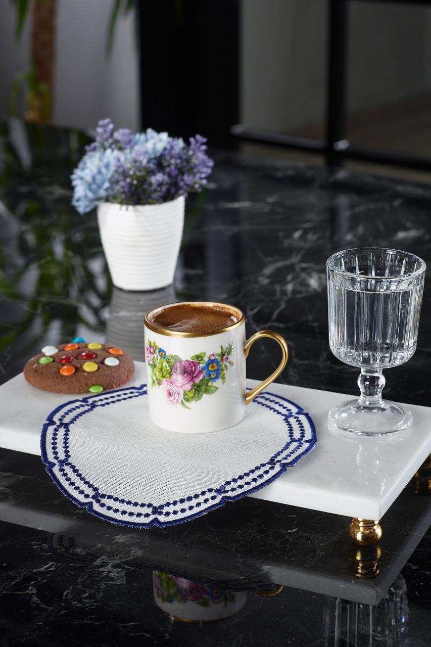 6'lı Kokteyl Peçetesi Lily LACİVERT