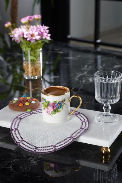 6'lı Kokteyl Peçetesi Lily Mor