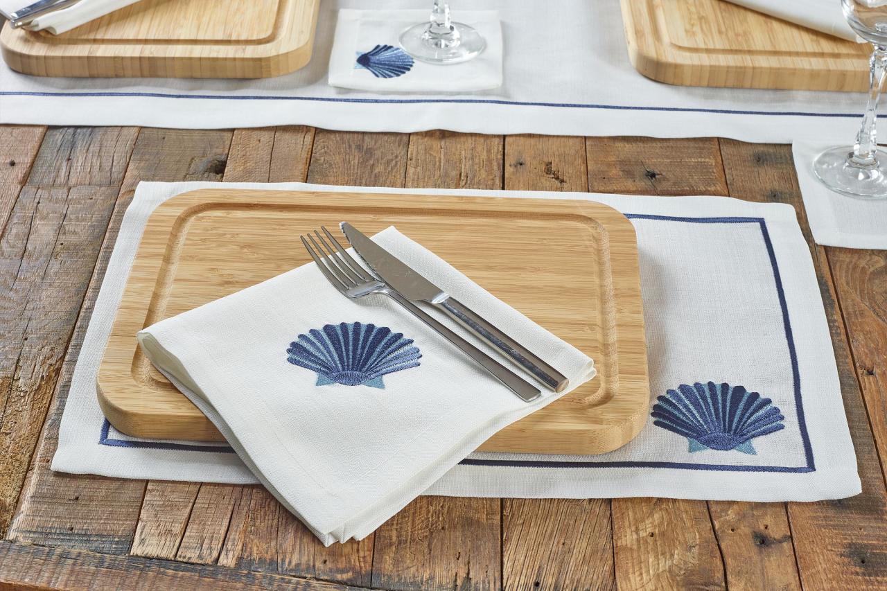 2'li Amerikan Servis Mussel LACİVERT