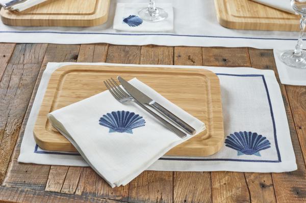 2'li Amerikan Servis Mussel LACİVERT