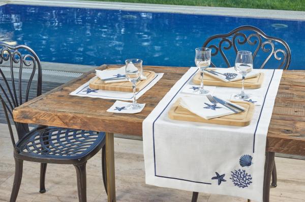 6'lı Kokteyl Peçetesi Star LACİVERT