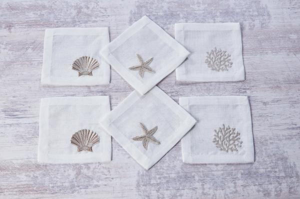 6'lı Kokteyl Peçetesi Star TAŞ