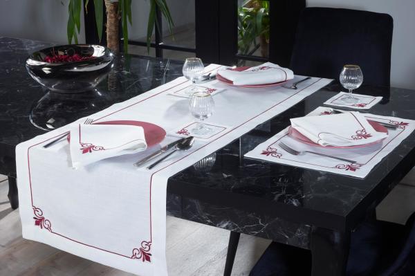 6'lı Kokteyl Peçetesi Jasmine BORDO